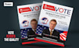 make a unique and professionally political flyer design