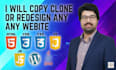copy clone or redesign any website