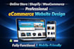 design modern ecommerce or lms website with full features