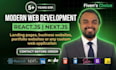 develop a modern responsive website using react and nextjs