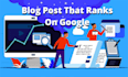 write a blog post that easily ranks on google