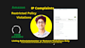 reinstate and remove restricted product policy violations amazon