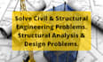 do structure analysis and civil engineering problems