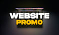 create website promo video, online store