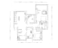 redraw floor plan in autocad, cad or dwg