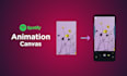 animate your spotify canvas, album cover, motion graphics
