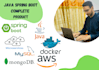 provide java spring boot, restful apis and microservices