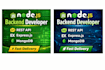 develop node js rest API with express and mongodb backend