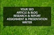 write SEO articles and blogs on environment and gardening