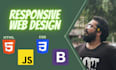 turn your design into responsive HTML CSS javascript website