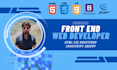be your front end web developer in html, css, bootstrap, js and jquery