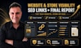 support website or store visibility with SEO links and final report