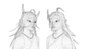 create 3d character with anime style