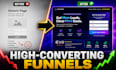 build high converting sales funnels in gohighlevel or leadshook