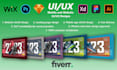 do website and mobile UI UX and graphics designing