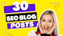 write and publish blog posts for your website monthly