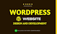 responsive wordpress website design and development