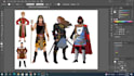 create all type of dress and illustrate any character design