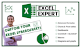 create custom excel spreadsheet with formulas, graphs and dashboard