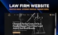 design a modern law firm website for lawyers and attorneys