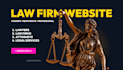 design a modern law firm website for lawyers and attorneys