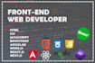 be your frontend developer with HTML CSS javascript react js
