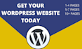 design professional and responsive wordpress website