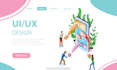 do professional business UI UX app, website design