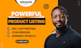 write amazon product listings, SEO amazon description