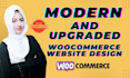 create a modern ecommerce website or online store using woocommerce