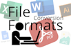 convert xls, doc, pdf,  google docs, image file formats