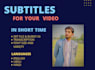 add professional synced subtitles to your video