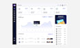 custom dashboard UI design data visualization, figma expert