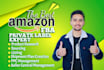do amazon product research for fba private label i will setup PPC campaign