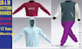 create professional 3d fashion design and animation, pattern
