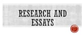 do counseling essays, summary and research