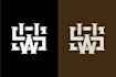 do symbolic monogram and minimal initial text logo