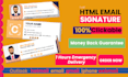 html email signature,clickable html email signature