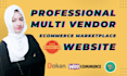 build professional multi vendor ecommerce marketplace website
