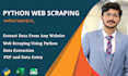 do python web scraping, data scraping and web automation