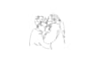 draw unique one line art, minimalist line art, illustration