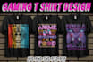 create a gaming t shirt design