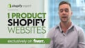 build you a one product shopify dropshipping store