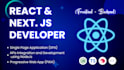 do front end web development using reactjs and nextjs