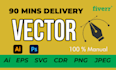 recreate, redo, and vectorize your logo in just 2 hours