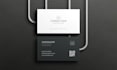 design professional name card, minimal business card