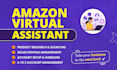 be your expert amazon fba virtual assistant, amazon VA