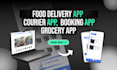 build a food delivery app, delivery app, or courier app
