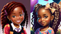 draw african american children story book illustration