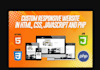 develop responsive front end website with html and css bootstrap